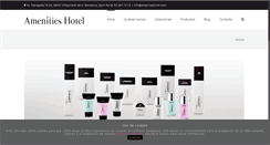 Desktop Screenshot of amenitieshotel.com