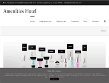Tablet Screenshot of amenitieshotel.com